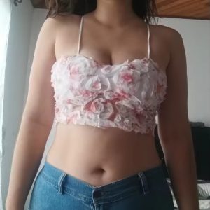 Sweet Floral Corset Vest Beach Style Sleeveless Lace Blouse3200_11zon