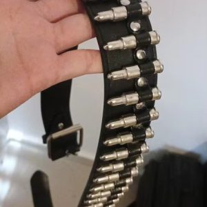 Trendy Punk Wide Hollow Rivet Rock Wild Adjustable Belt68.