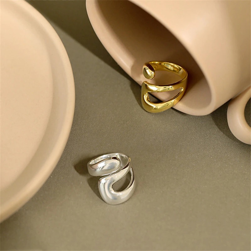Unique Design Hollow Ring Fashion Trendy Open Jewelry - Image 8