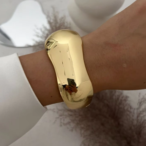 Vintage Wide Cuff Hip Hop Punk Geometric Bangles Jewelry