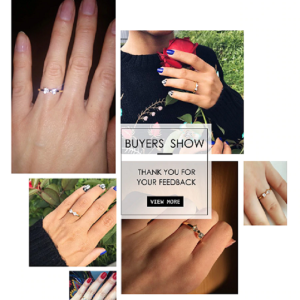 Wedding Engagement Cubic Zirconia Rings