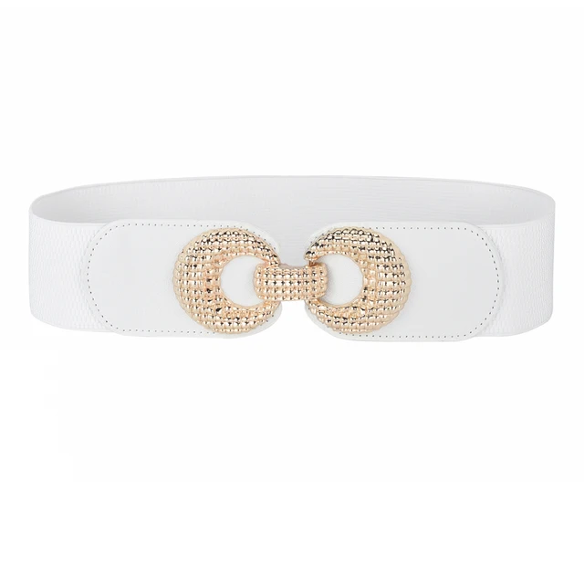 Wide Elastic Plus Size Dress Belt Fashion Waist Belts Stretch Waistband - Image 3