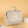 Casual Leather Symatic Large -capacity Tote Bags