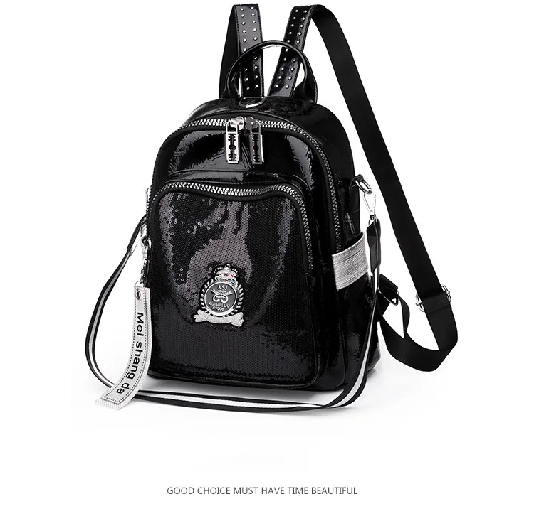 High Quality Fashion Pu Leather Casual Backpack