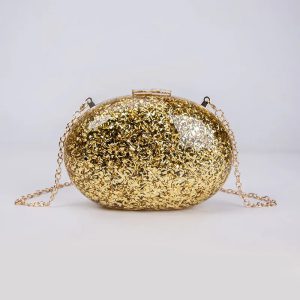 Glitter Genuine Fashion Shell Luxury Clutch Bag
