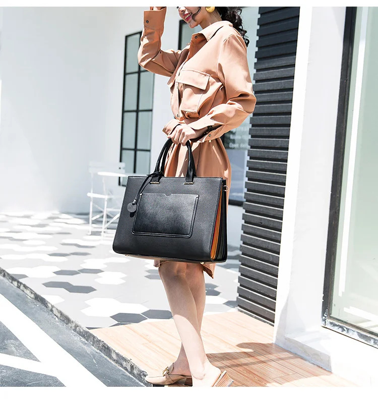 Large Capacity Fashion Leather Messenger Bag - Image 6