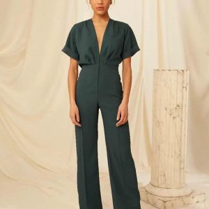 Floor-Length Fashion Polyester Bridesmaid Dresses Jumpsuit