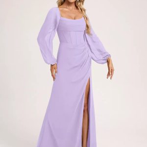 Chiffon Fashion Floor-Length  Ball Gown Prom Dress