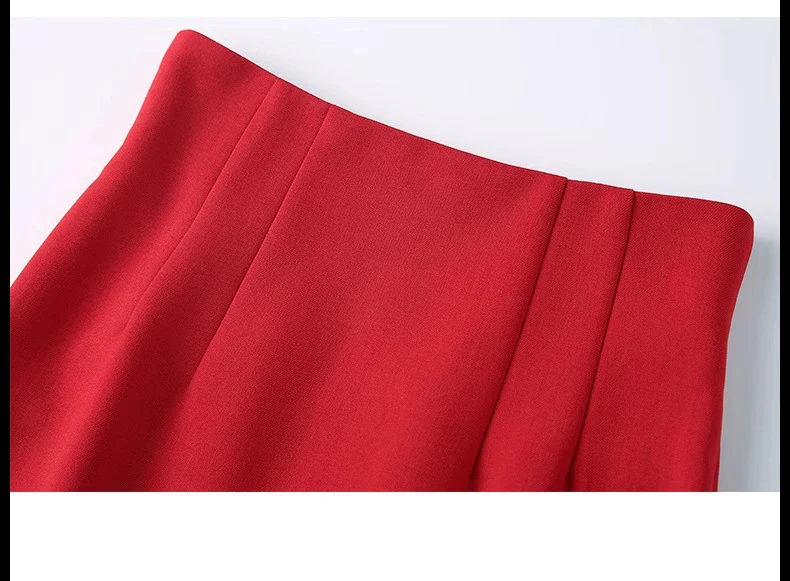 A-Line Hip High Waist One Step Professional Half Elegant Mini Skirts - Image 4