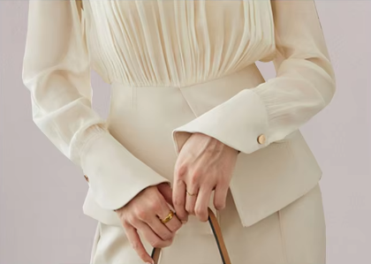 Chic Fashion Long Sleeve Set Elegant Outwear Tops Wide Leg Trousers Outfits - Image 2