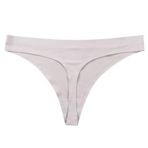 Lingerie Solid Thong No trace Breathable G String Intimates Low-waist Panties