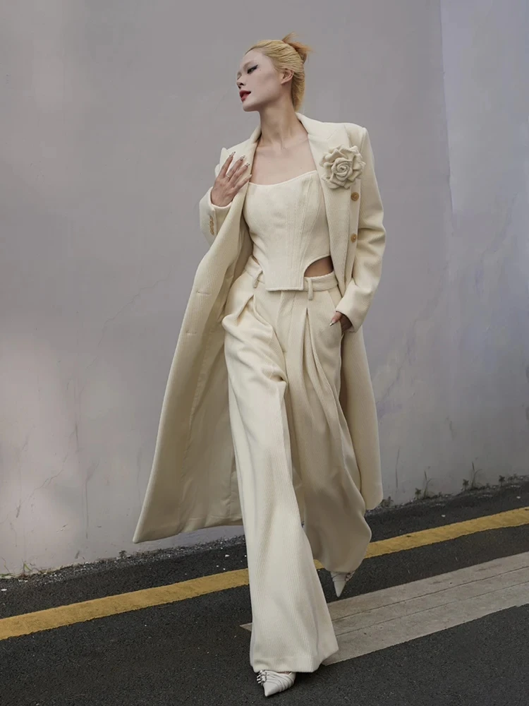 Strapless Crop High Waist Two Piece Sleeveless Elegant Party Suits And Outfits - Image 6