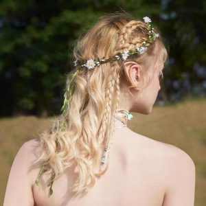 Trendy Geometric Daisy Flower Decorate Crown Headbands