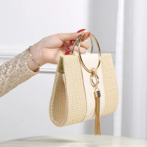 Elegant Bohemian Resort Woven Large Capacity Clutch Bag