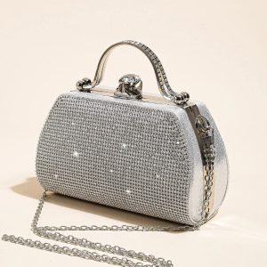 Elegant Sparkling Crystal Fashion Formal Party Clutch Purse