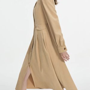 A Line Retro Slim Fit Commuting Elegant And Vintage Midi Dresses