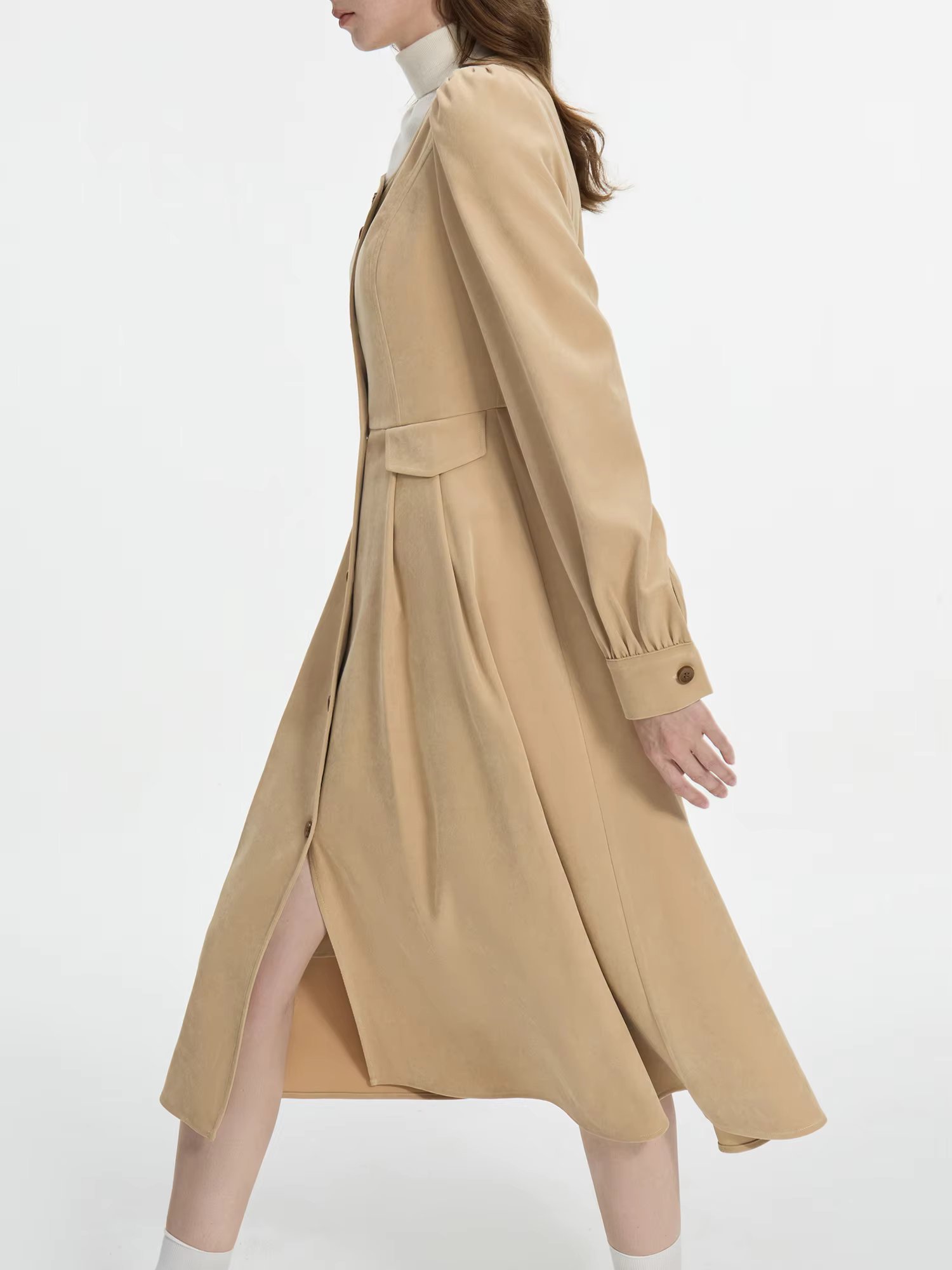 A Line Retro Slim Fit Commuting Elegant And Vintage Midi Dresses