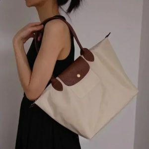 Casual Classic Big Shoulder High Quality Nylon Tote Large Capacity Handbags