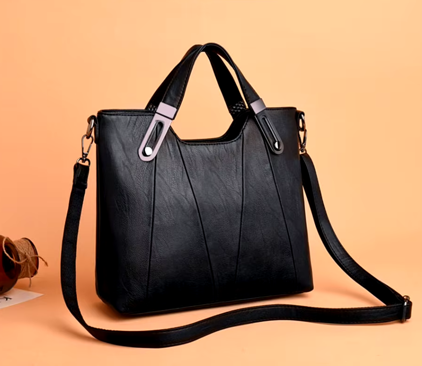 Casual Sequined Designer PU Leather Leisure Crossbody Shoulder Tote Bag - Image 7