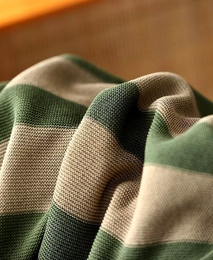 Casual Long Sleeve Loose Hooded Pullover Stripe Sweater Top - Image 5