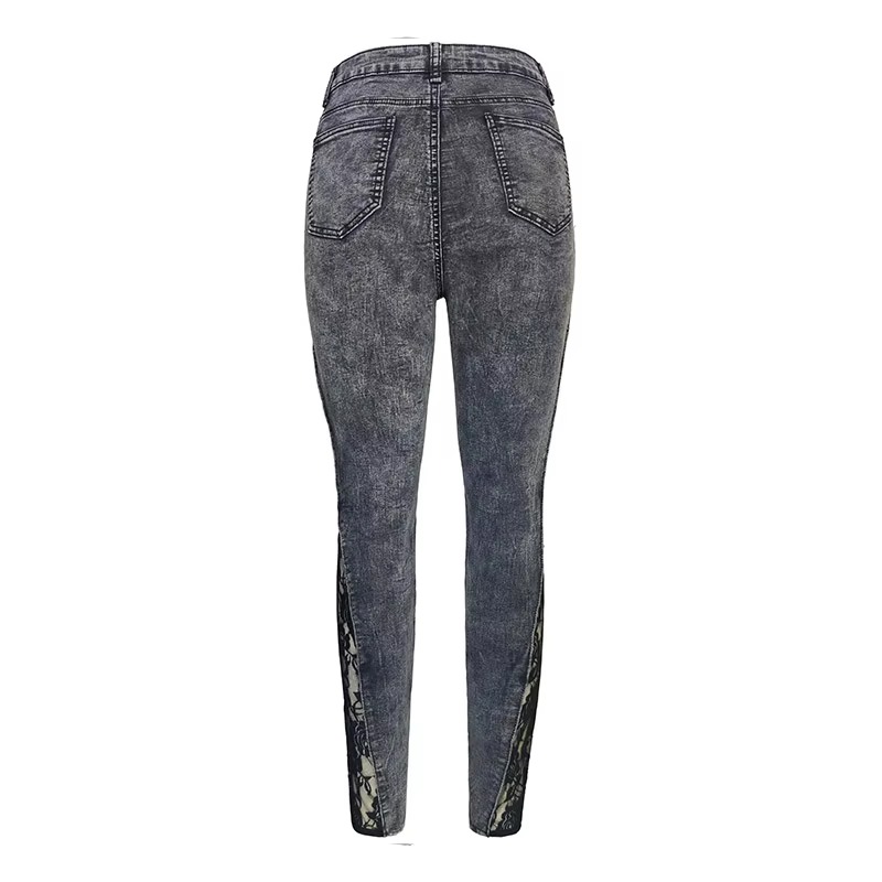 Casual Ripped Full Length High Waist Stretch Skinny Jeans - Image 3