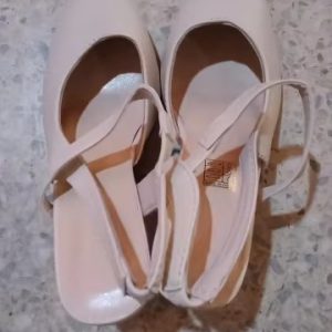 Casual Soft Leather Solid Color Thick High-heeled Sandals5623_11zon