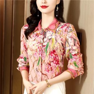 Causal Single Breasted Long Sleeve Regular Fit Shirt