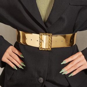 Luxury Pin Buckle Dress Shirt Suit Decorative High Quality Waist Belt