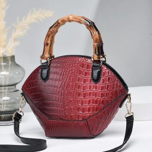 Casual Solid Interior Zipper Pocket Versatile Handheld One Shoulder Crossbody Bag