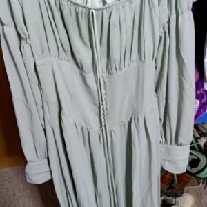 Elegant Square Collar A-line Lace Princess Party Dress One Piece256_11zon