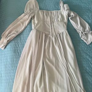 Elegant Square Collar A-line Lace Princess Party Dress One Piece5_11zon