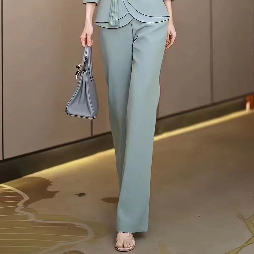 Formal Designer Evening Party Blazer And Pant 2 Pieces Set - Image 4