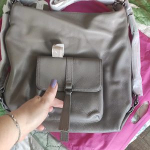 Genuine Leather Large Capacity Handbag Multifunction Satchel Messenger Bag Backpack51.