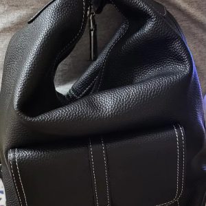 Genuine Leather Large Capacity Handbag Multifunction Satchel Messenger Bag Backpack55.