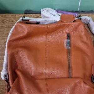 Genuine Leather Large Capacity Handbag Multifunction Satchel Messenger Bag Backpack58.