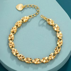 Four-leaf clover Fashion Gold Color Bracelet