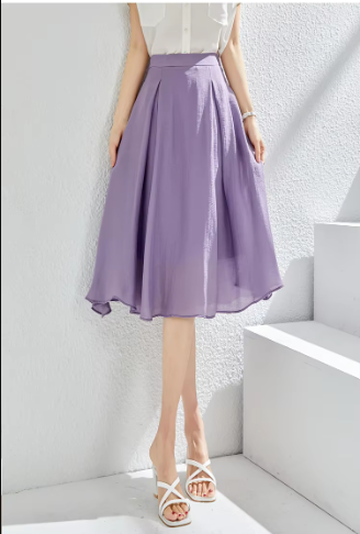 L-Line High Waist Chic Solid Fashion Thin Elegant Office Mini Skirts - Image 7