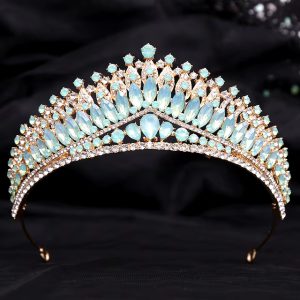 Diamond Water Drop Fashion Hair Crown Tiara