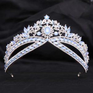 Diamond Fashion Water Drop Wedding Hair Crown Tiara