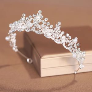 Dazzling Atmosphere Noble Bridal Headwear Tiara Crown