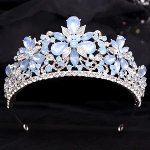 Luxury Bridal Diamond Fashion Water Drop Wedding Hair Crown