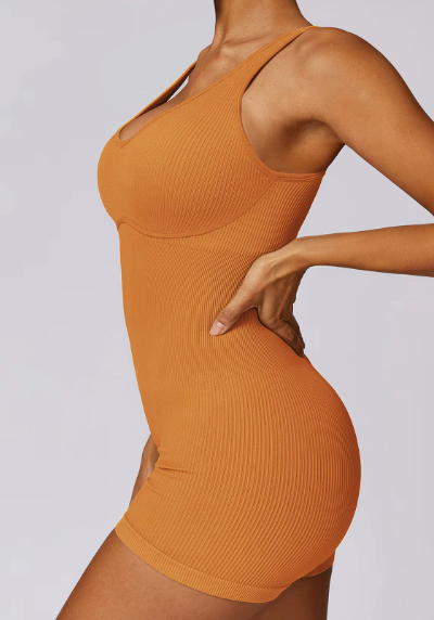 Trendy Clothing Fitness Seamless Bodysuits One-Piece Outfit - Image 6