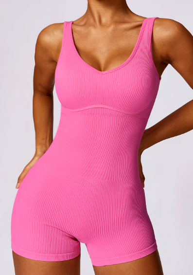 Trendy Clothing Fitness Seamless Bodysuits One-Piece Outfit - Image 12