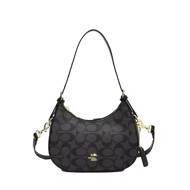 Trendy Versatile Leisure Leather Horizontal square Simple Designer Shoulder Hobo Bag - Image 9