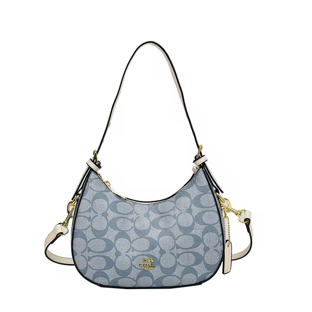 Trendy Versatile Leisure Leather Horizontal square Simple Designer Shoulder Hobo Bag - Image 11