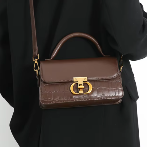 Vintage PU Leather Interior Slot Pocket Chain Shoulder Crossbody Small Handbags