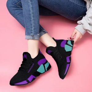 Casual Lace Up Breathable Sports Platform Sneakers Shoes