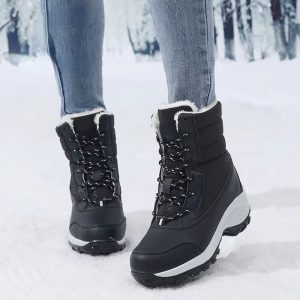 Casual Non-slip Platform Fur Warm Ankle Snow Boots