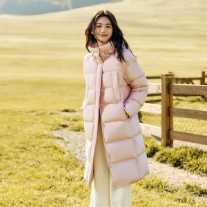 Casual Three-Proof Versatile Long Length Loose Hooded Coat