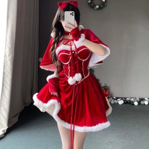 Elegant Above-knee Mini Christmas Princess Dress